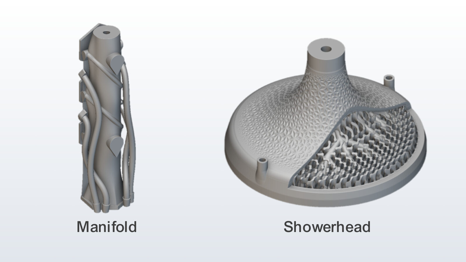 3D printed components for semiconductor manufacturing