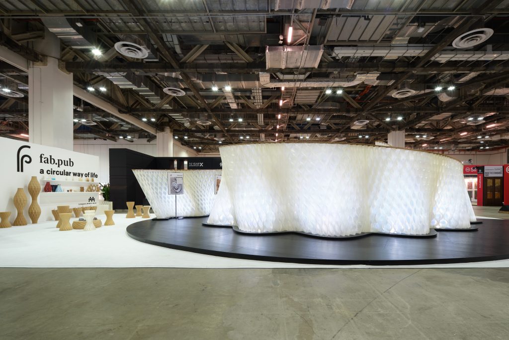 Sugar-based 3D Printed Pavilion Revealed in Singapore