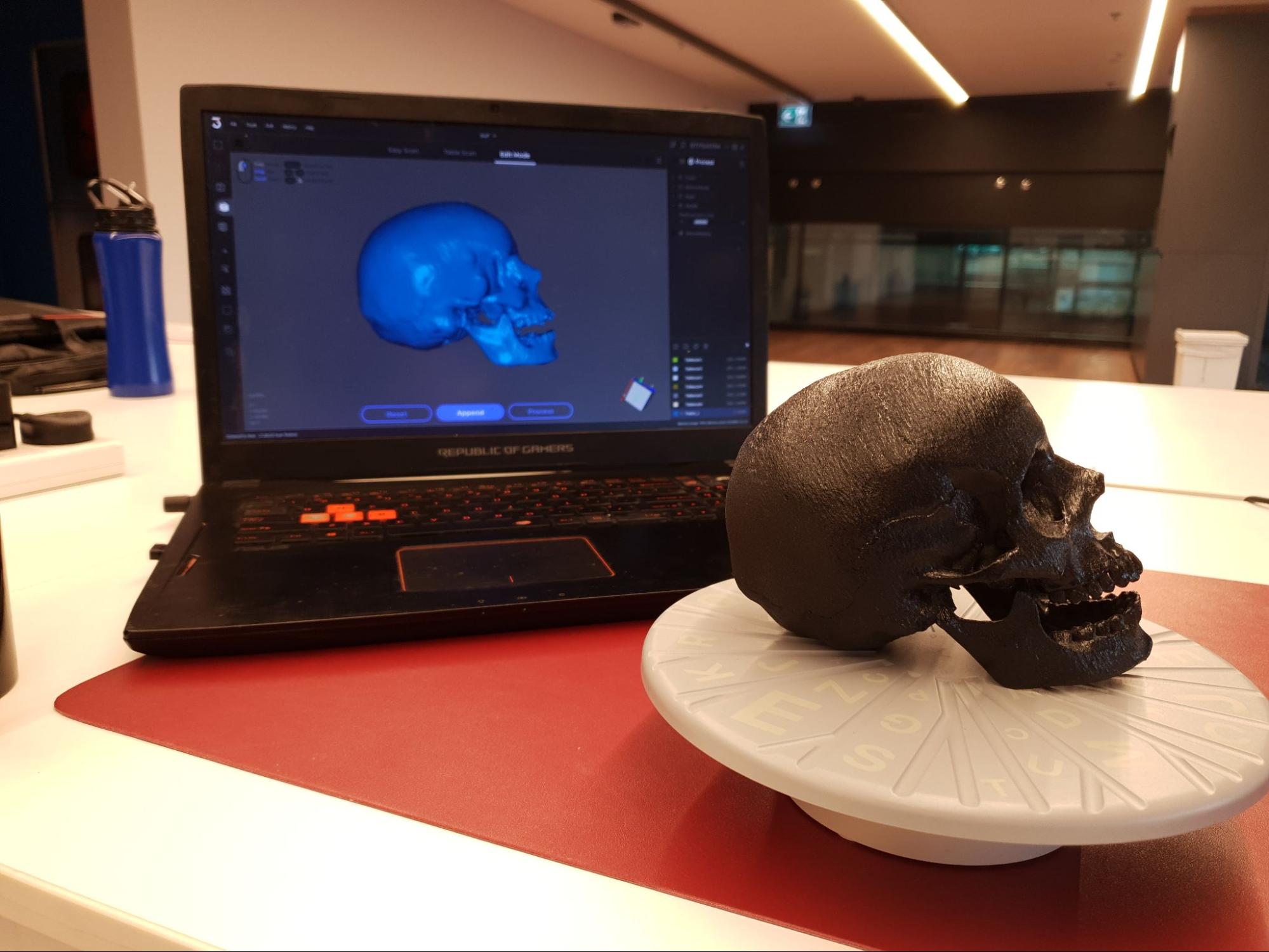 3D scanning matt objects 