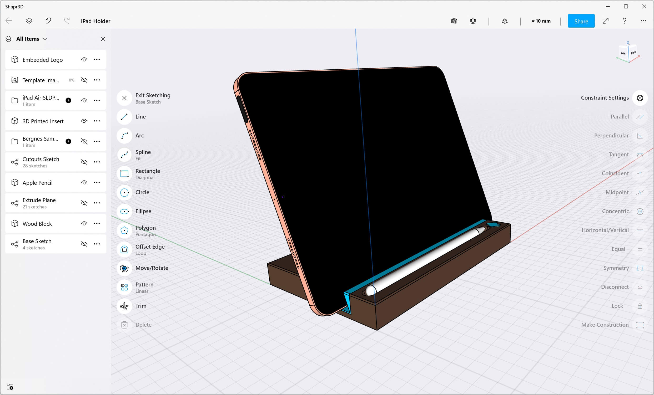 Shapr3D CAD Modeling