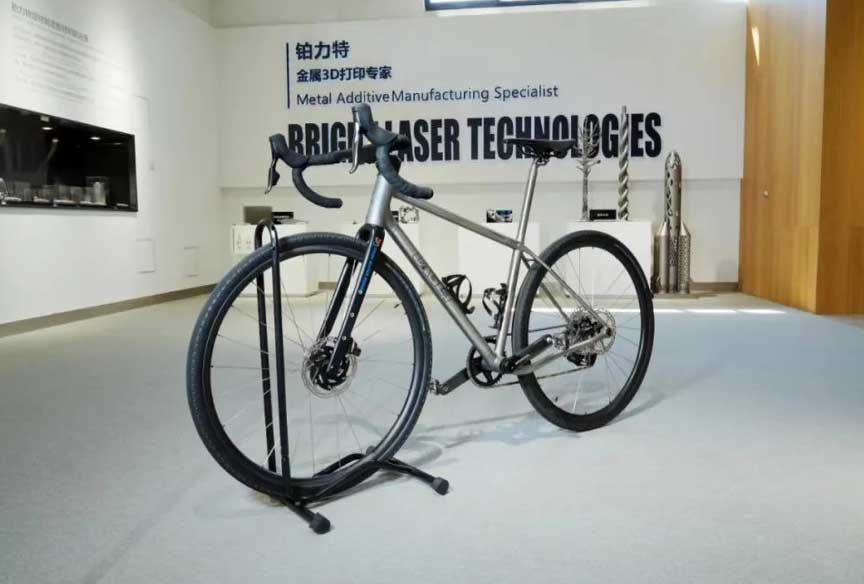 Chinese Company Unveils Asia's First 3D Printed Titanium Bike Frame